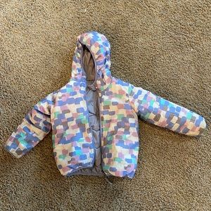 North Face reversible down jacket